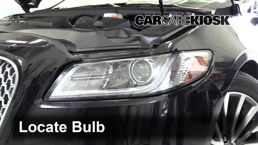 2017 Lincoln Continental Select 3.7L V6 Éclairage Feu clignotant avant (remplacer l'ampoule)